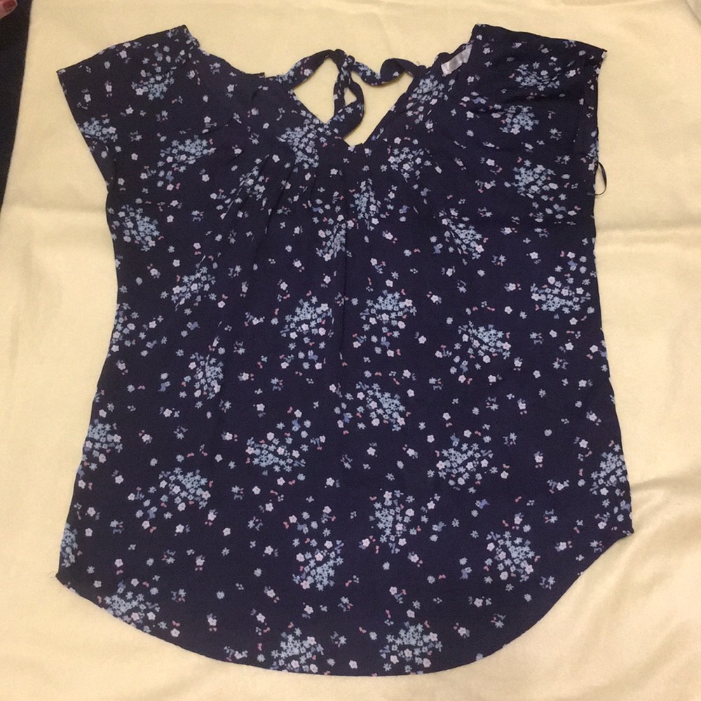 Lauren Conrad floral blouse